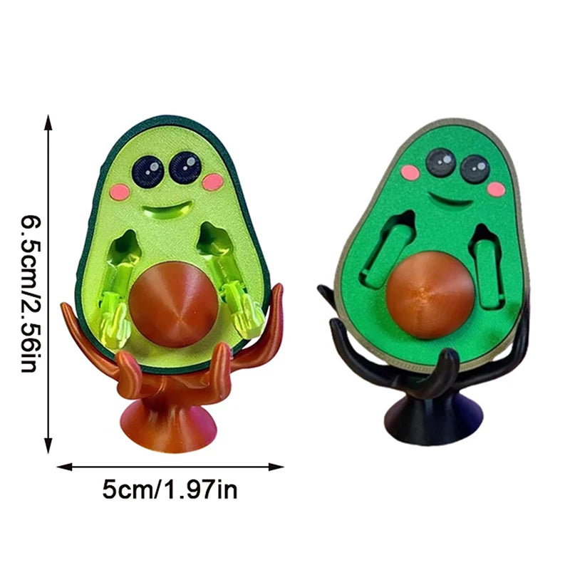 3D Printed Middle Finger Bad Avocado