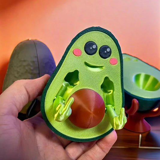 3D Printed Middle Finger Bad Avocado